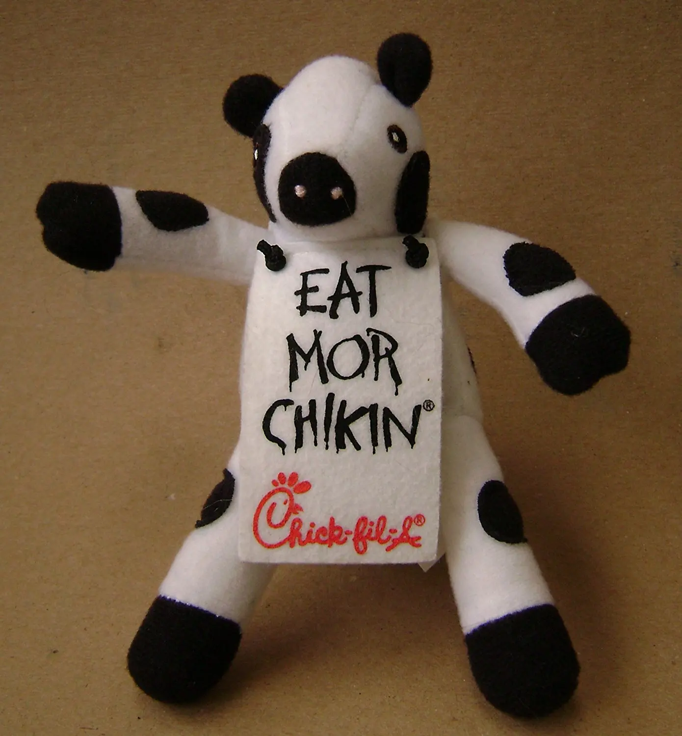 chick fil a large plush cow