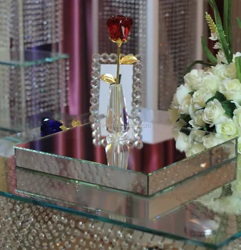 Beautiful Gl Mirror Box For Wedding Decor Beveled Beautiful Gl Mirror Box For Wedding Decor