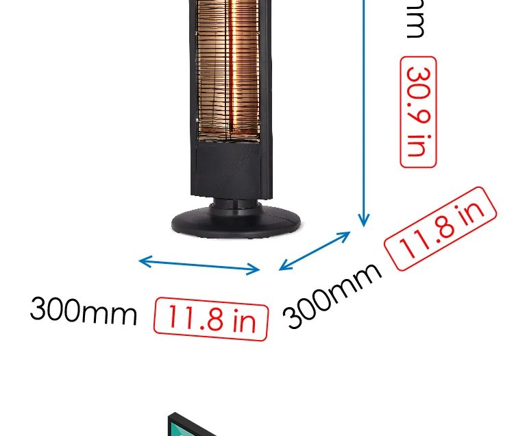 Konwin Halogen Infrared Electric Heater Quartz Carbon Nsb120sl20 Buy
