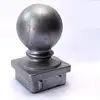 50x50,65x65 decorative square base Aluminum fence post ball pipe end cap