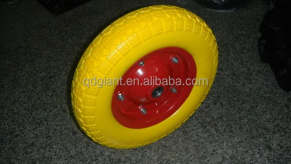 china supply competitive price pu foam wheel 3.50-7 for wheelbarrow