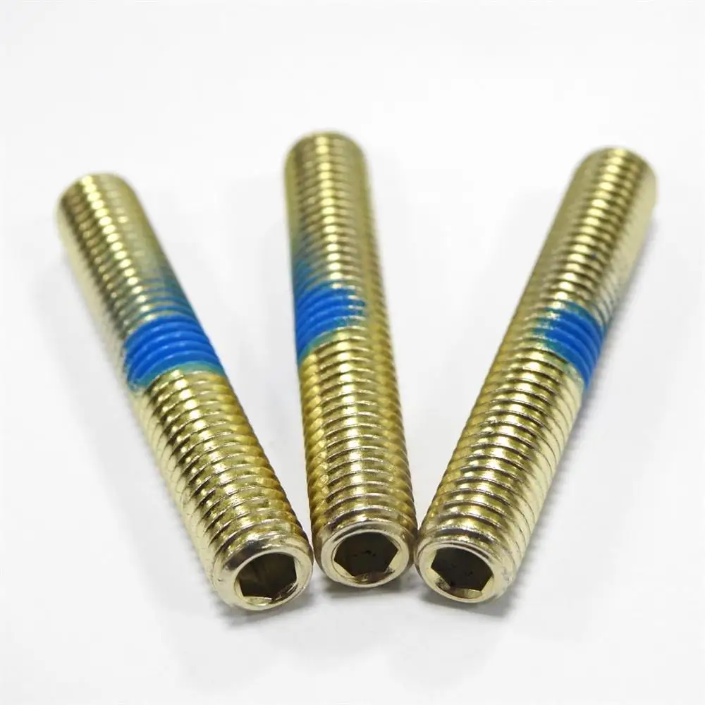 Hexagon Plated Carbon Steel M12x1.25 Steel Hex Stud Bolts And Nut - Buy