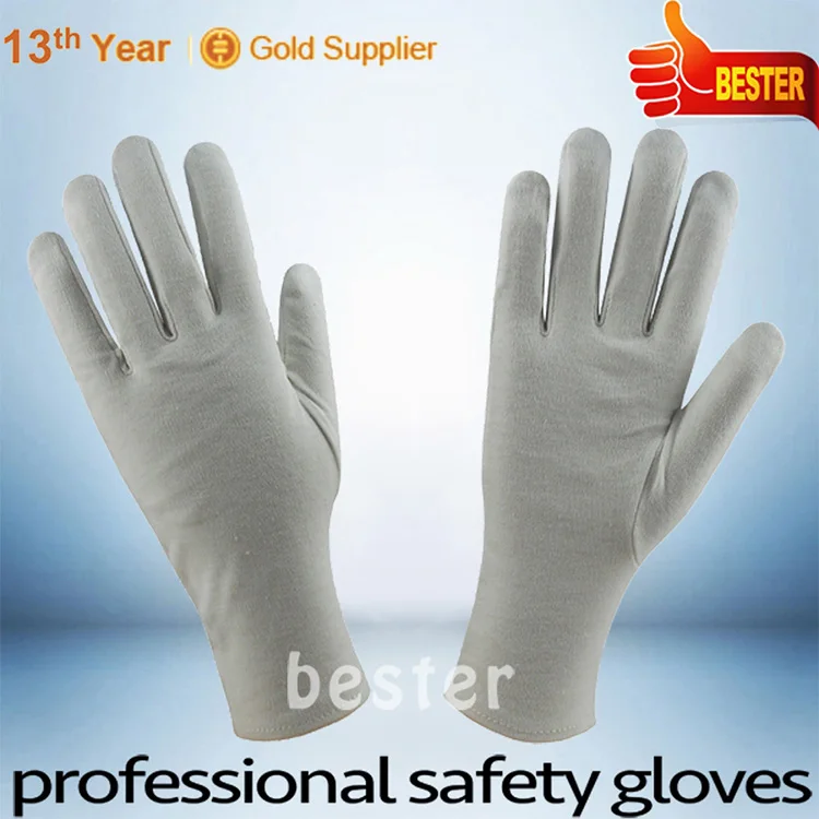 100 Cotton With Low Price Alibaba Pvc Dotted White Cotton Glove Buy