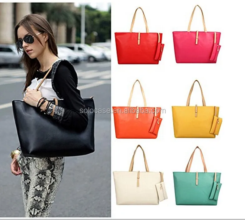 Women's Top-Handle Leather Tote Bag