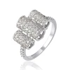 11907 Xuping luxury ladies jewelry round shaped design finger ring with multi-stone