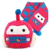 child christmas gift promotion boy/girl warm beanie hat and scarf winter 6-48 months baby lovely knit cap&hat