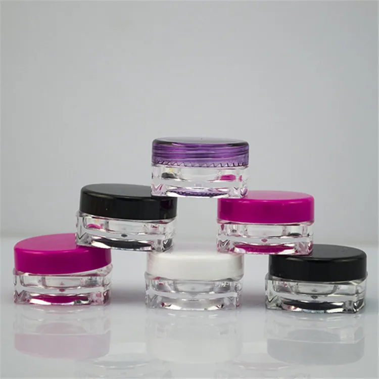 Travelsize Eye Cream Jar For Cosmetic Round Acrylic Jar/cosmetic