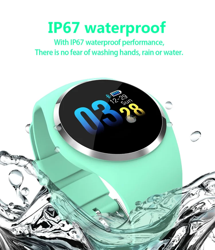 Fashion Smart Watch Q1 Waterproof IP67 Blood Pressure Heart Rate Monitor Sports Bracelet Low Price Talk Watch