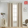 100% Polyester Material and Blackout,Flame Retardant Feature Luxury hotel curtain