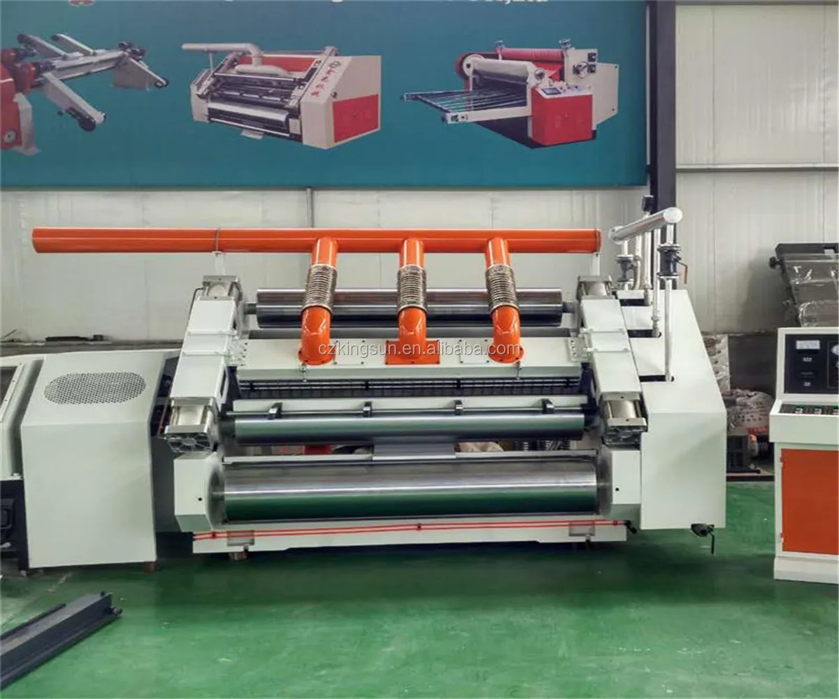 S Flute Single Facer Paper Corrugated Board Making Machine Buy Single