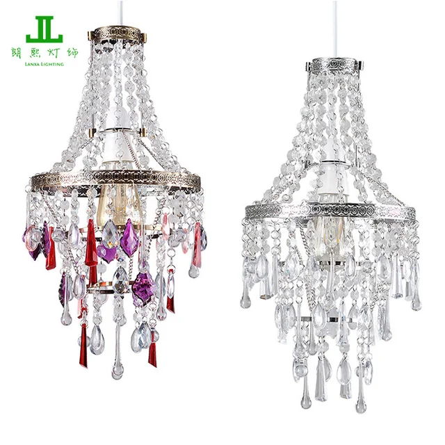 China Multi Colored Chandeliers Pendant Lights Whole Alibaba Modern 4 Tier Acrylic Transpa Beads Multi Color Ceiling Pendant Light Chandelier