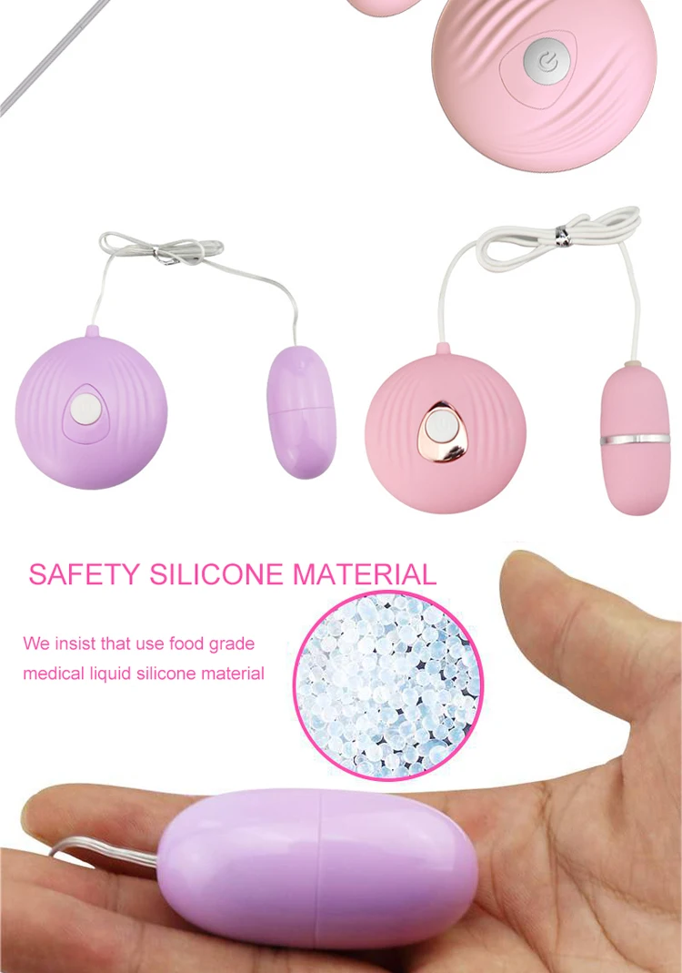 Wire Control Vibrator Exercise Love Egg 7 Modes Kegel Balls Vibrator ...