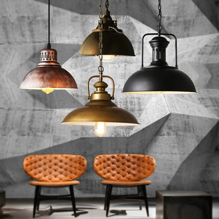 Breves luces para cocina isla gota industrial bronce antiguo colgante