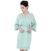 805 New Development Personalized Solid Dressing Robe For Bride