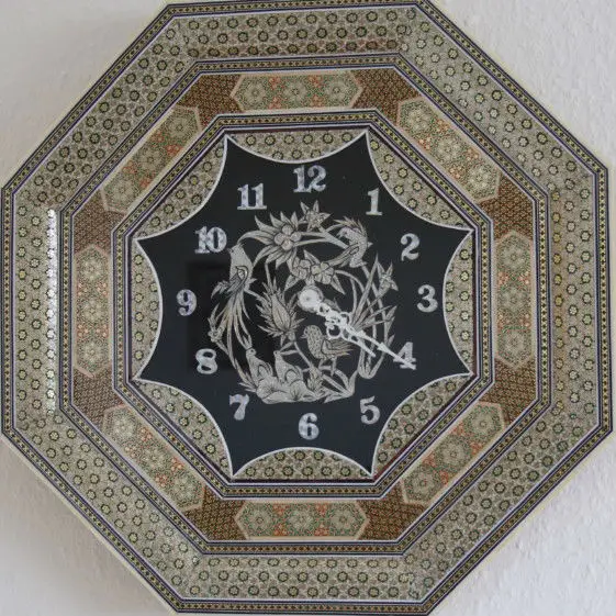 Часы хатам. Хатам часы. Часы Хатамкари оригинальные настенные иранские.