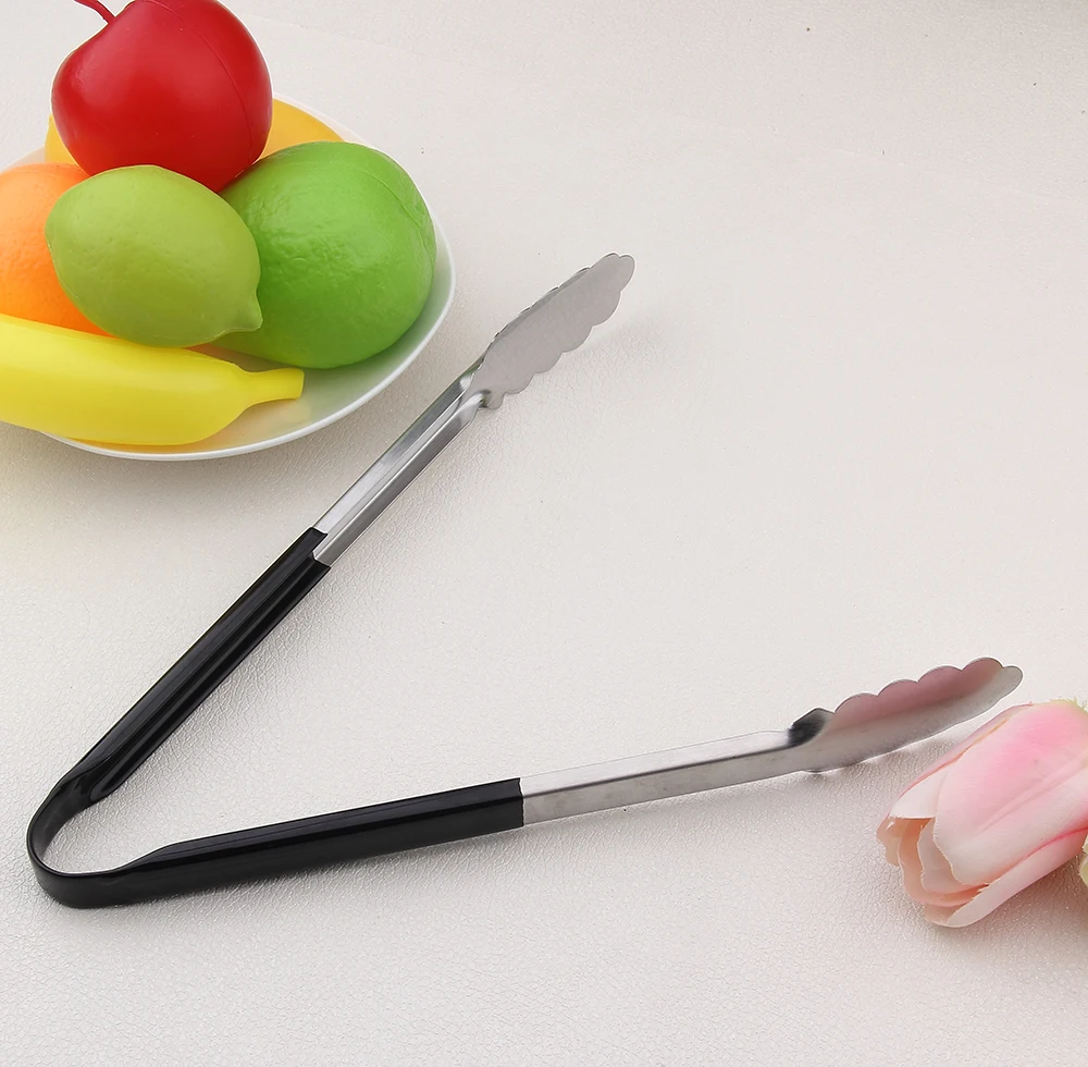 Professional Stylish Easy Grip Silicone Kitchen Tongs