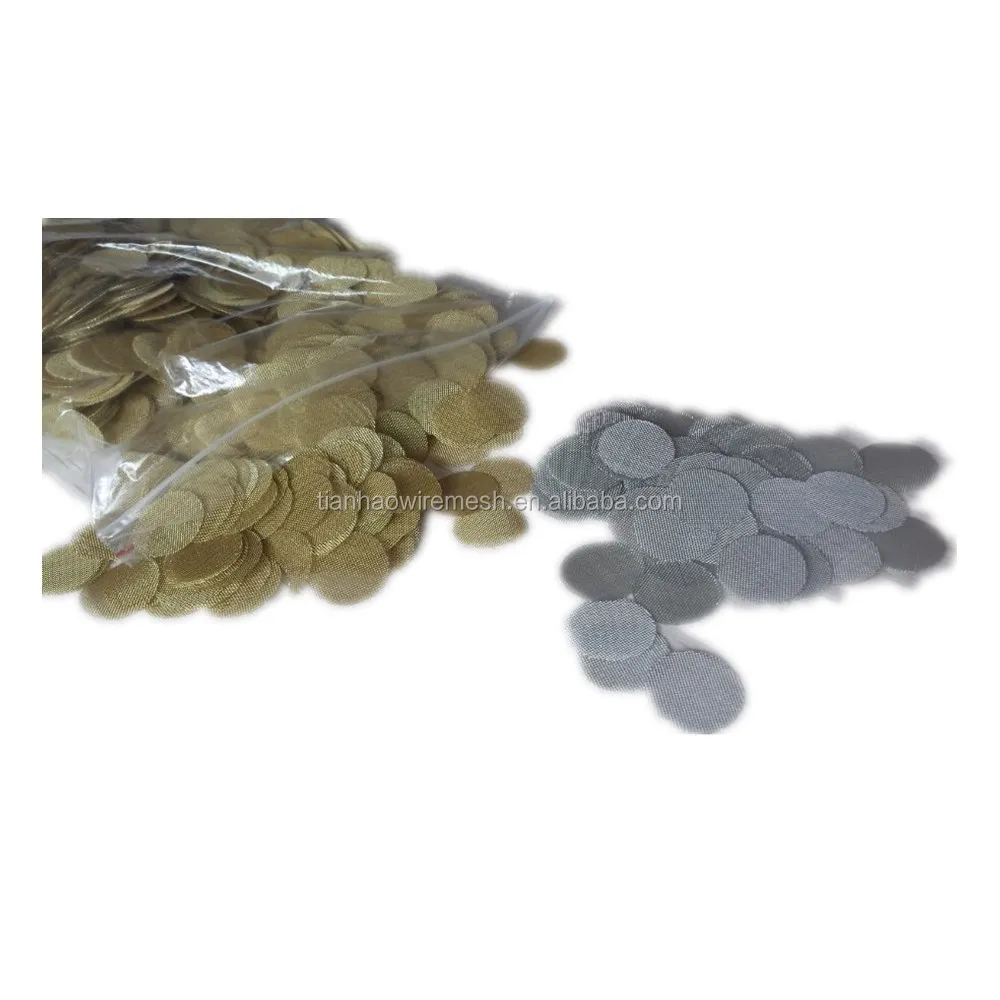 12mm 16mm Stainless Steel Crystal Smoking Accessories Pipe Screen Cone