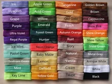 MOQ 5 yards color Mixed colors 5 8 fold over elastic16mm FOE DIY for headbands hair