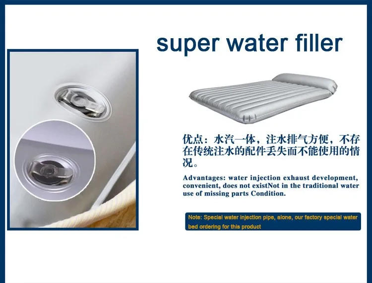 Water Filled Sauna Double Pillow Inflatable Water Massage Bed Buy Dry