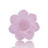 wholesale natural rose quartz lotus carving flowers special design for decoration
