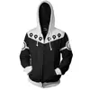 ecowalson Custom Made 3D Print Anime Sweatshirt Hooded Men Women Hoodie Zipper Naruto Jackets Long Sleeve with Kangaroo Pockets