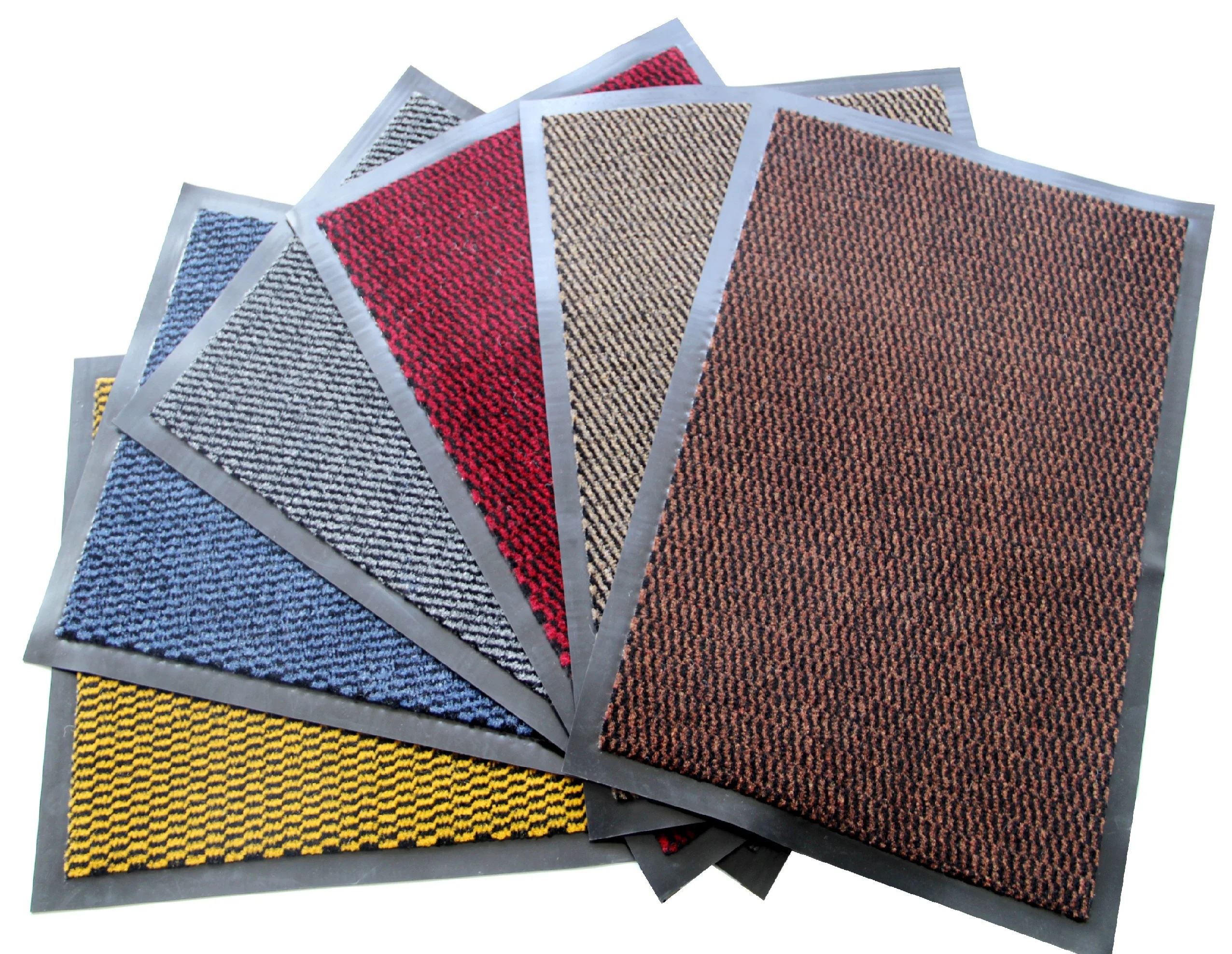 中国无纺布毡表面 pvc 背衬防滑转轮地毯门垫