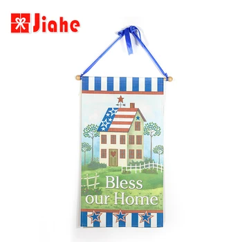 Hanging Holiday Festival Banner Flags Independence Day 4th Of July