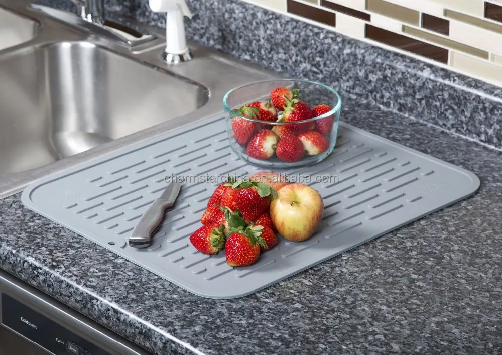 Hot On 17 8 15 8inch Extra Large Sink Mat Original Dish Hot On 17 8 15 8inch Extra Large Sink Mat Original Dish Drying Silicone