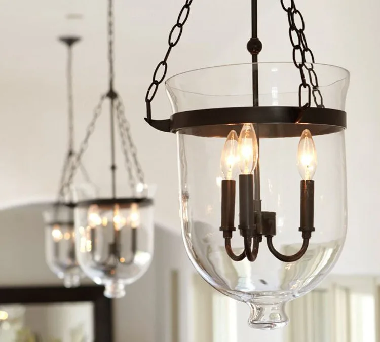 Retro Rustic Clear Gl 3 Candle Lights Bell Jar Pendant Light Lamp Bar Antique Country Lighting Fixture Art Decor Restaurant Retro Rustic Clear Gl 3 Candle Lights Bell Jar Pendant Light Lamp Bar Antique Country Lighting Fixture Art Decor Restaurant