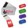 Giveaway personalized logo printed pocket popular rotate design multifunction 2-in-1 bottom nail file top custom makeup mirror