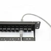 cat6 24port 24 port full loaded 1U 19in RJ45 Inline Coupler keystone patch panel