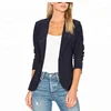 2019 new arrivals of single breasted ladies formal jacket women back slit suits top with front slit pockets
