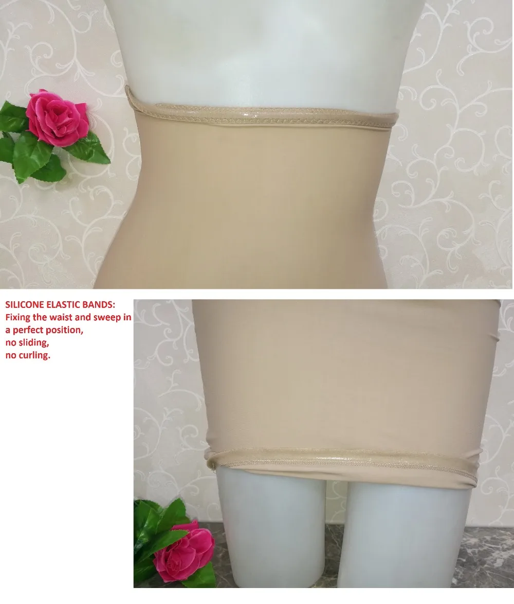 Women's Shapers Slimming Under Dress Body Shaper Half Slip Fashion Ladies High Waist Half Slip