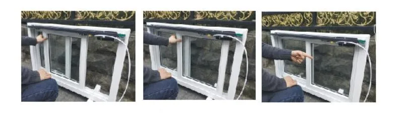 Automatic sliding electric window opener