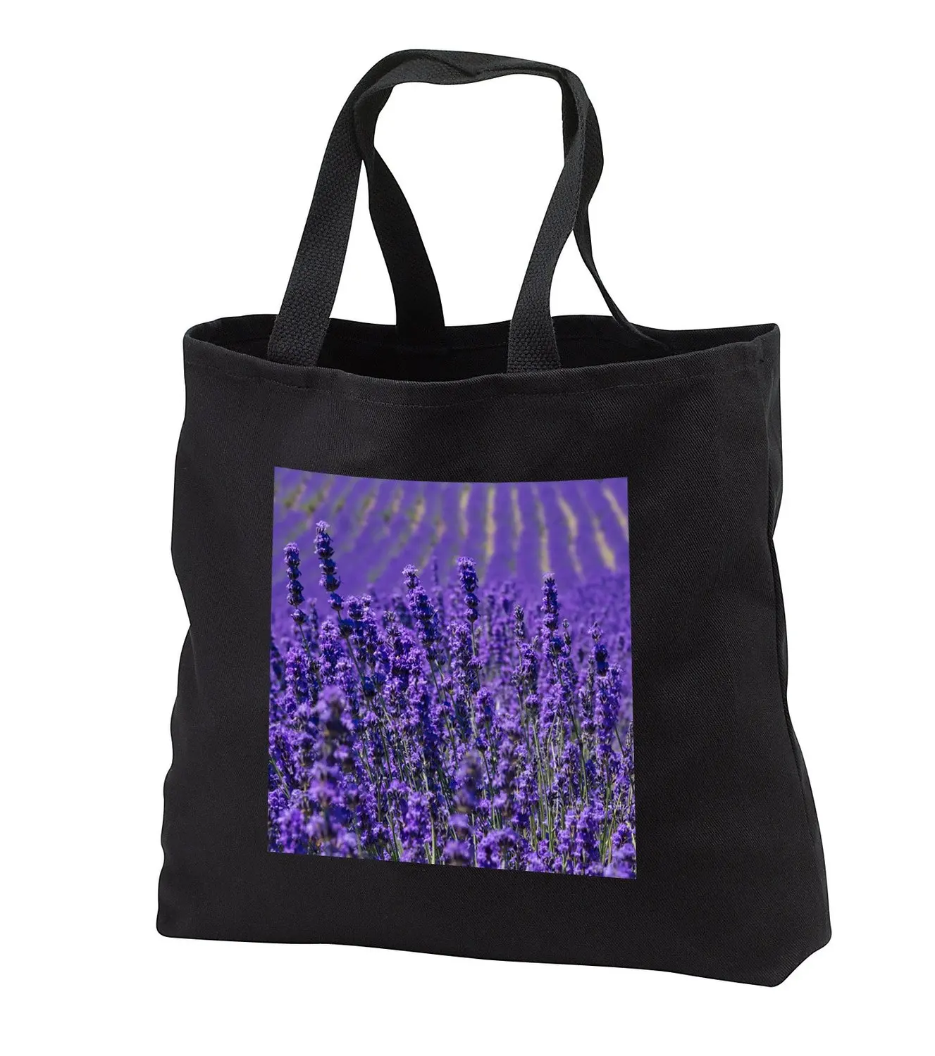 tb_225871 Danita Delimont - Flower - Lavender farm, Furano, Hokkaido Prefecture - Tote Bags