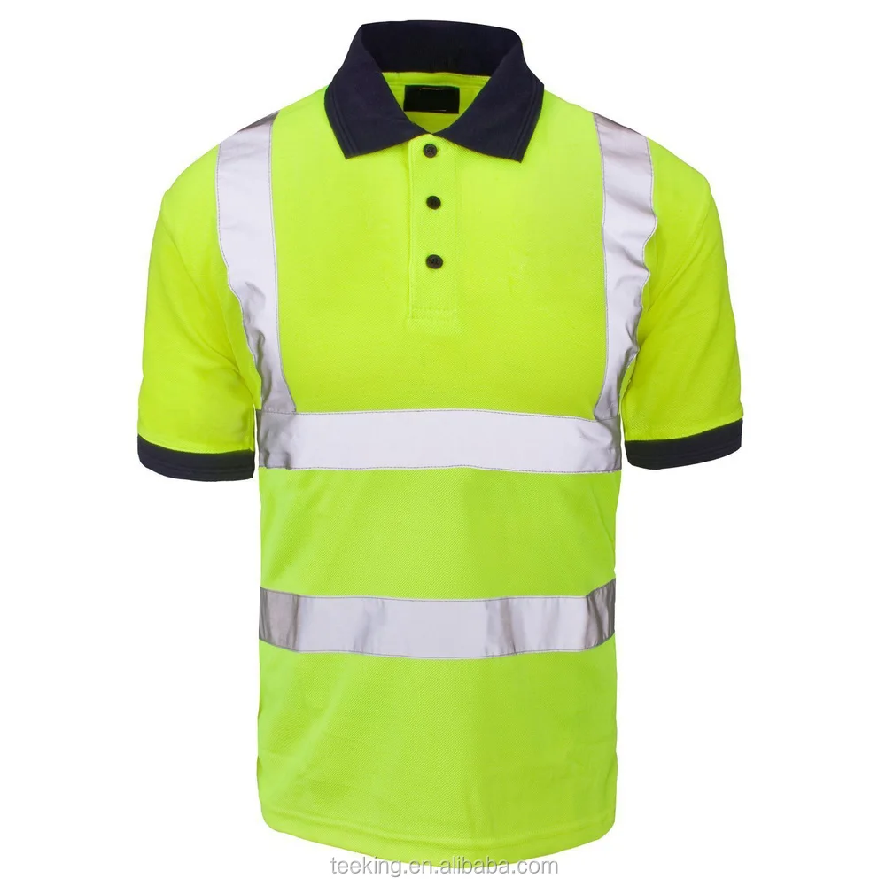 Custom Cheap Price High Visibility Polo Shirt,Safety Work Wear Polo ...