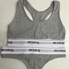 Women's Unlined bra LOGO elastic band without steel ring bra