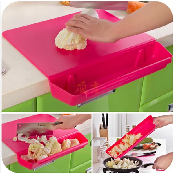 Custom Creative Foldable Plastic Vegetable Fruit Cutting Board