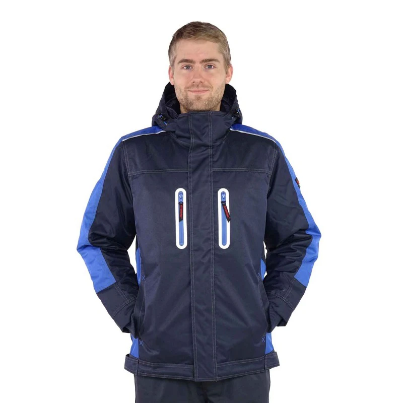 Customize Winter Work Jacket For Men Design Black Navy Working Clothes ...