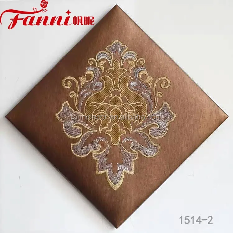 Custom Pattern Embroidered Upholstery Stock Lot Cheap PVC Leather Fabric Gray For Cushion