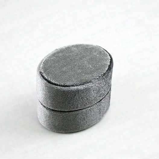 Custom Oval Velvet Ring Box Jewellery,Suede Ring Boxes,Velvet Ring Box