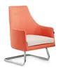 European Style Home and office Furniture Single Seater metal base Sofa Chair high quality Hangjian