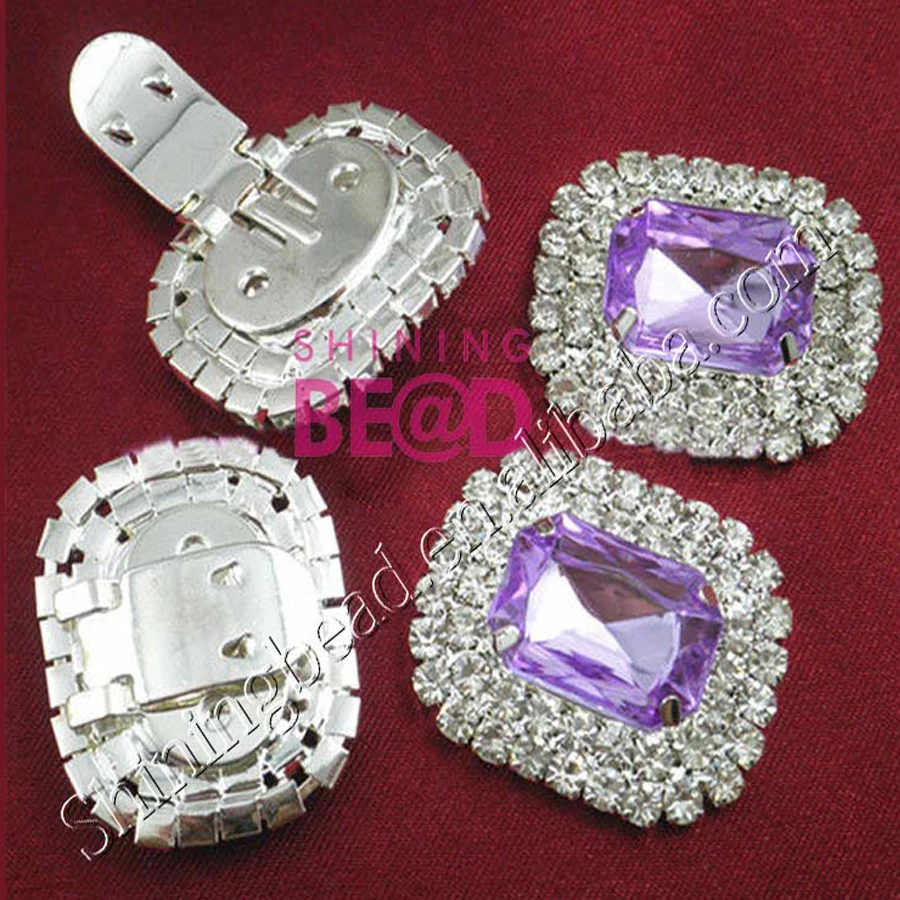 Fashion Rhinestone Shoe Clips Decoration Shoe Buckle Shoe Clip