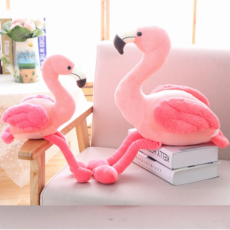 flamingo de peluche