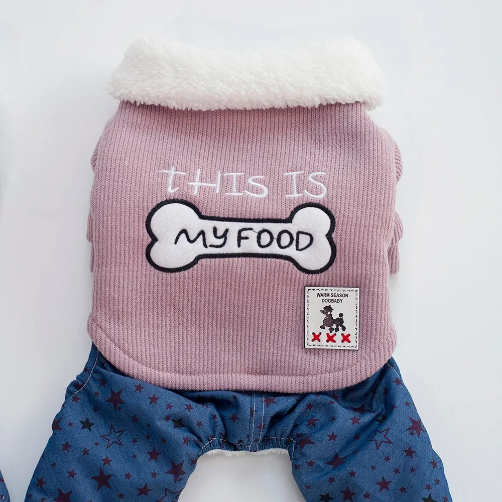 Lovoyager Good Quality Dog Clothes Cute Print Pet Coats Nice Winter