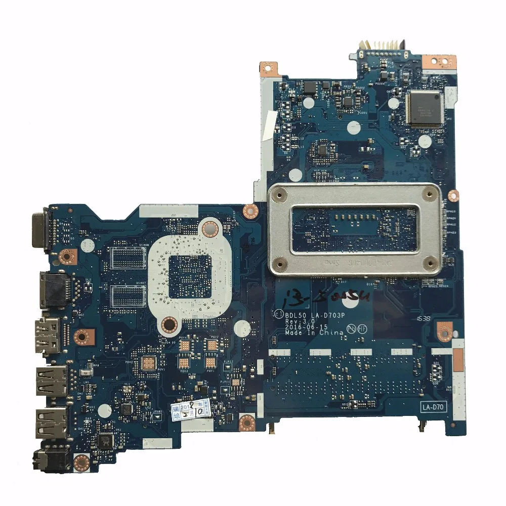 Excellent for HP 15-AC 250 G2 858583-601 Laptop Motherboard with I3-5005 CPU LA-D703P 100/% Working