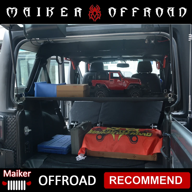 4 Doors Rear Cargo Cover For Jeep Wrangler Jk 2007 Accessories