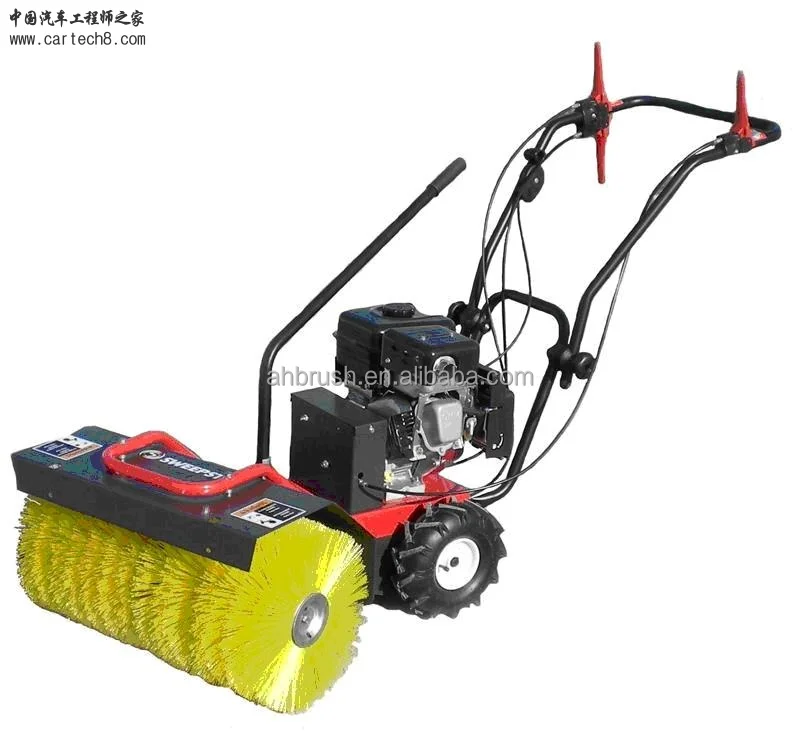 Road Sweeper Power Broom Sweeper Gas Powered Street Sweeper Bristles