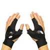 Outdoor Activities Color Cool Fingerless LED Flashlight Darkness Fishing Camping Hiking Magic Safety Hand Work Gloves