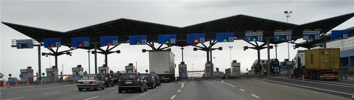Most secure steel structure toll station